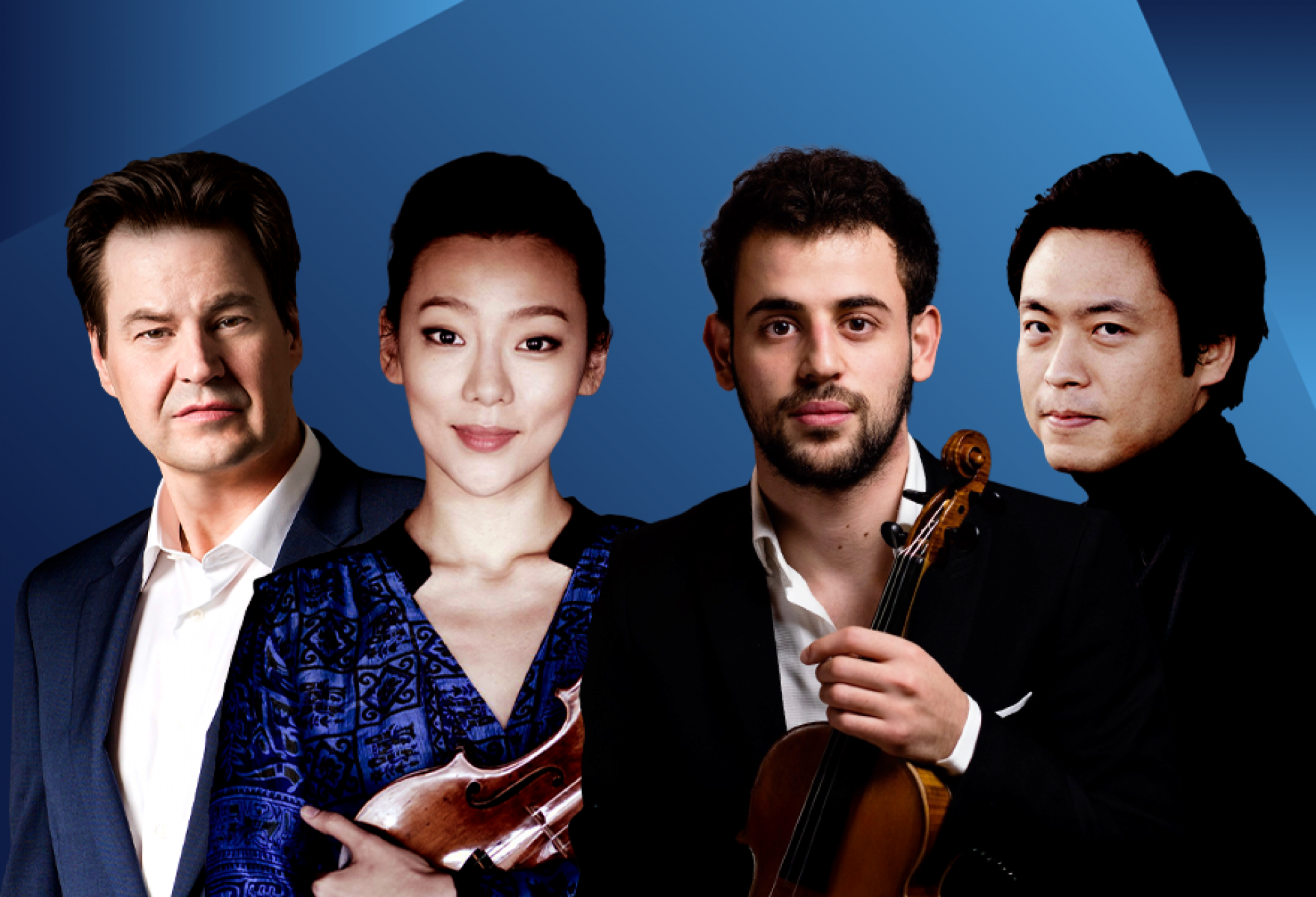 Peter Mattei, Clara-Jumi Kang and Yamen Saadi