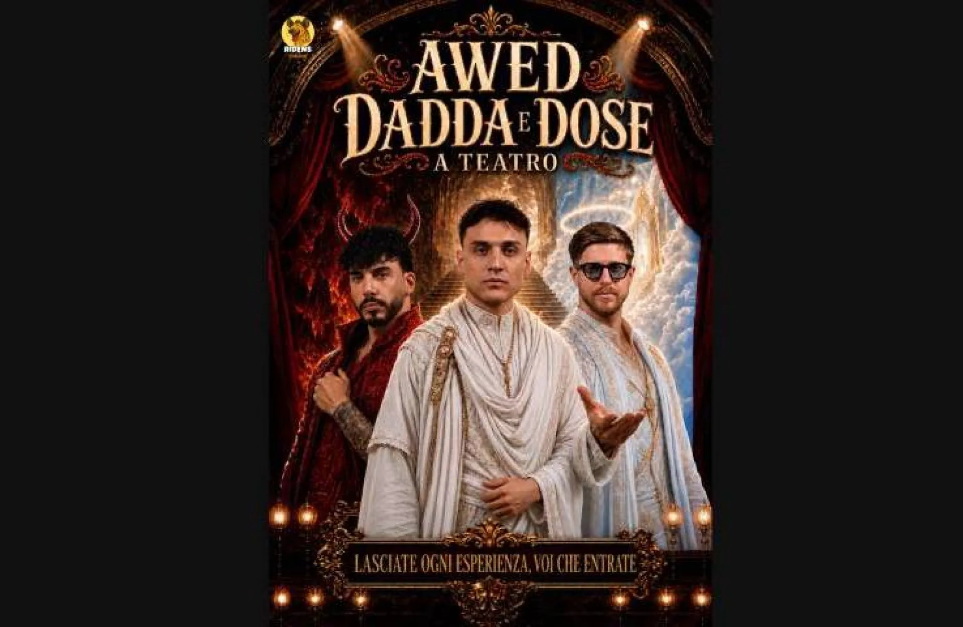 Awed, Dadda und Dose im Theater