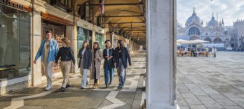 Klassisches Venedig, Dogenpalast, Basilika und Gondel