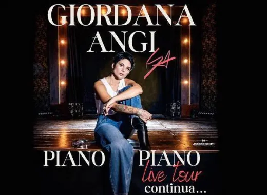 Giordana Angi, Piano Piano Live Tour