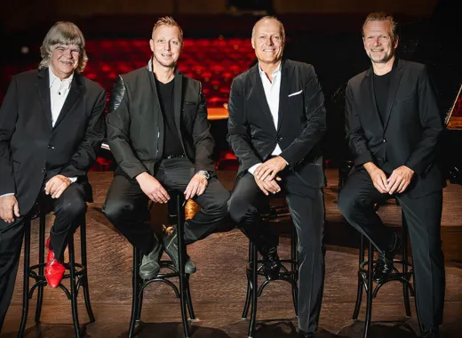 Vier Pianisten, Ein Konzert