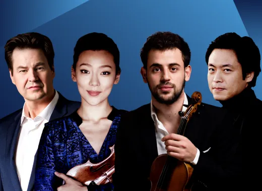 Peter Mattei, Clara-Jumi Kang und Yamen Saadi