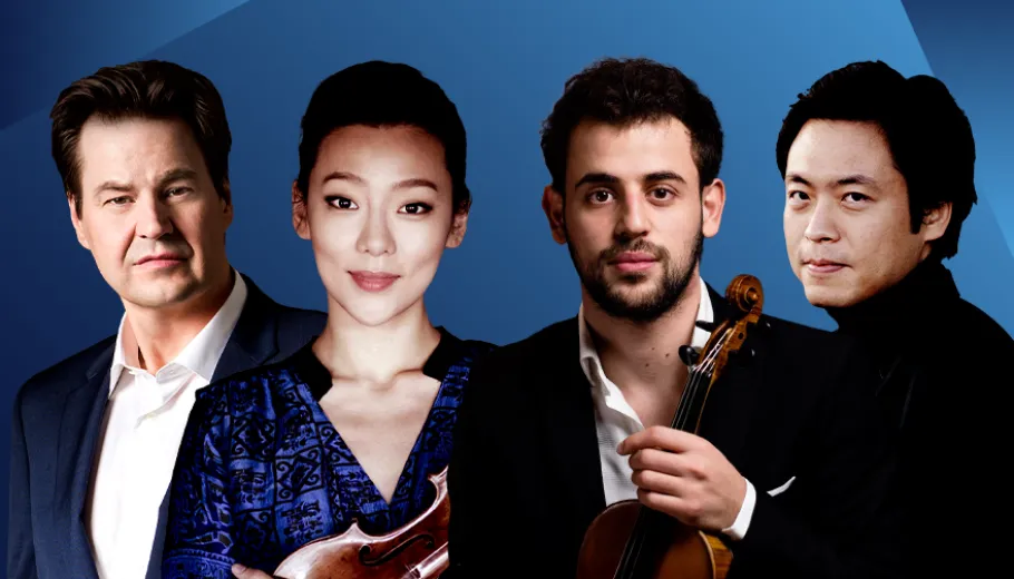Peter Mattei, Clara-Jumi Kang und Yamen Saadi